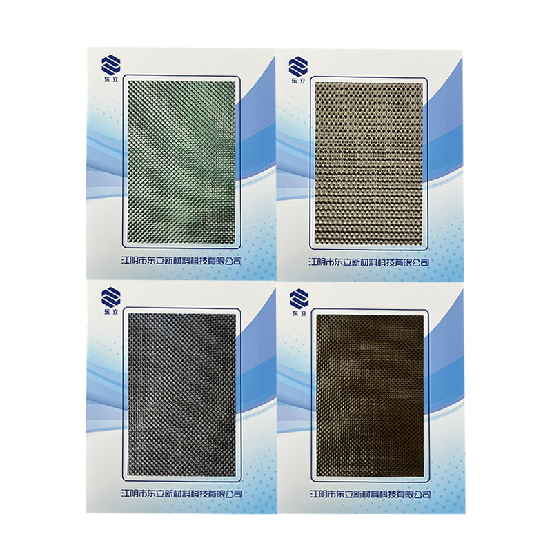 Metallic- und Polyesterfilamentgewebte Stoff